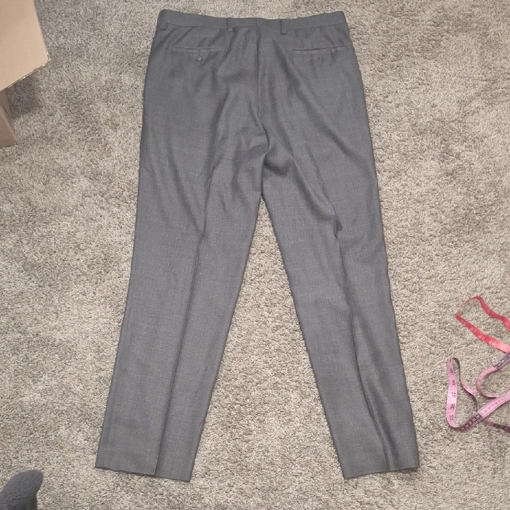 Murano Charcoal Gray Men's Dress Trousers - 36x32